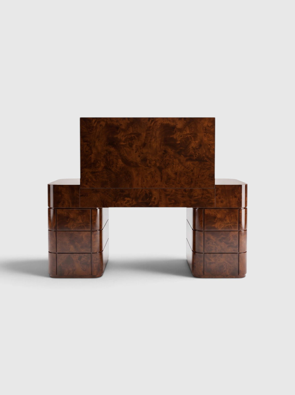 Andrea Dark Burl Wood Vanity
