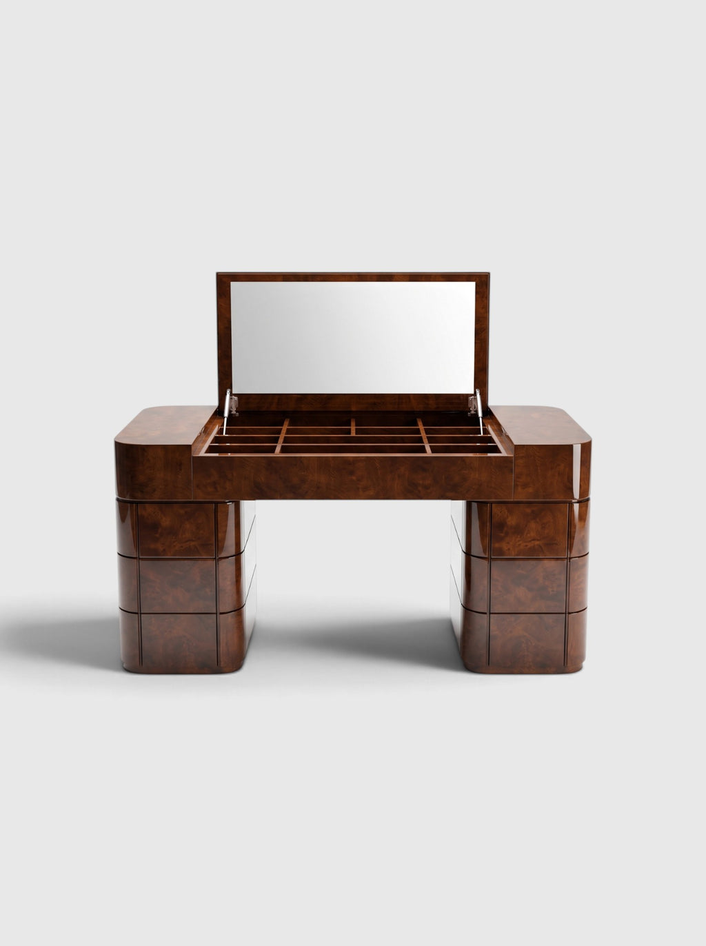 Andrea Dark Burl Wood Vanity