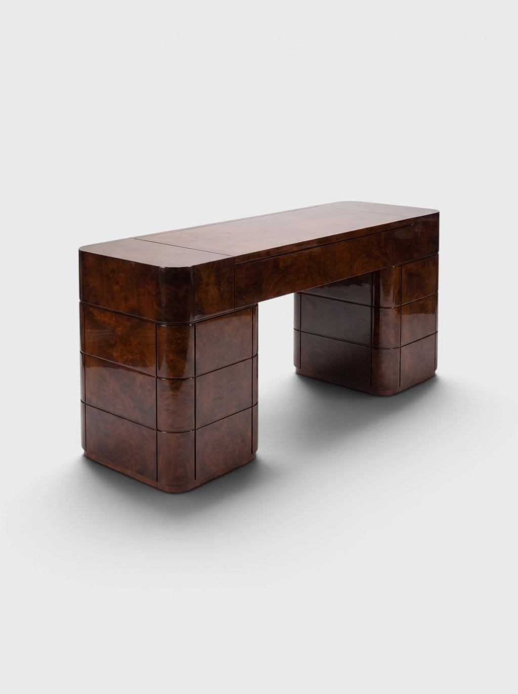 Andrea Dark Burl Wood Vanity