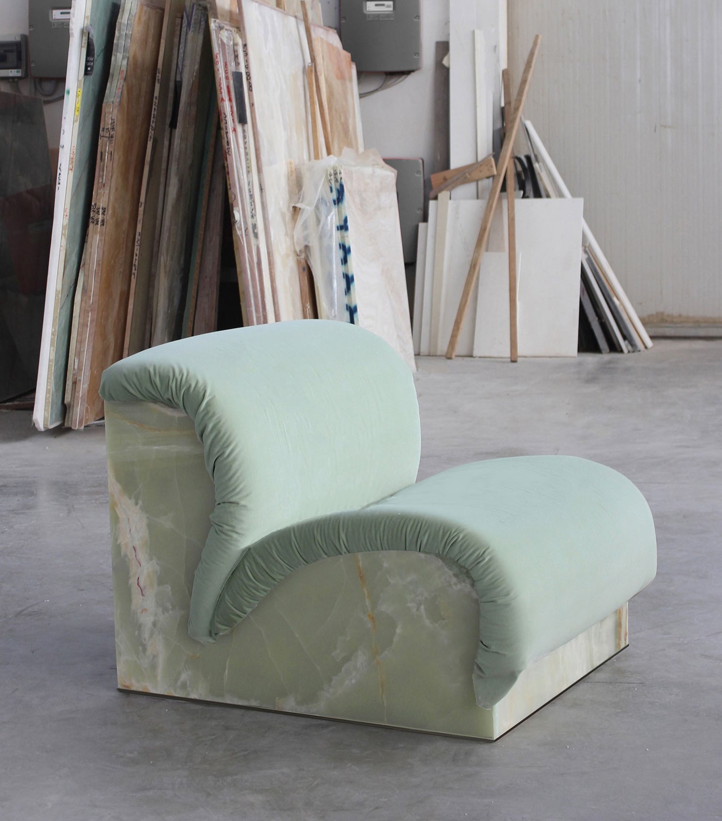 MARBERA MV000 Italian luxury chair - elegant design with premium materials and marble details