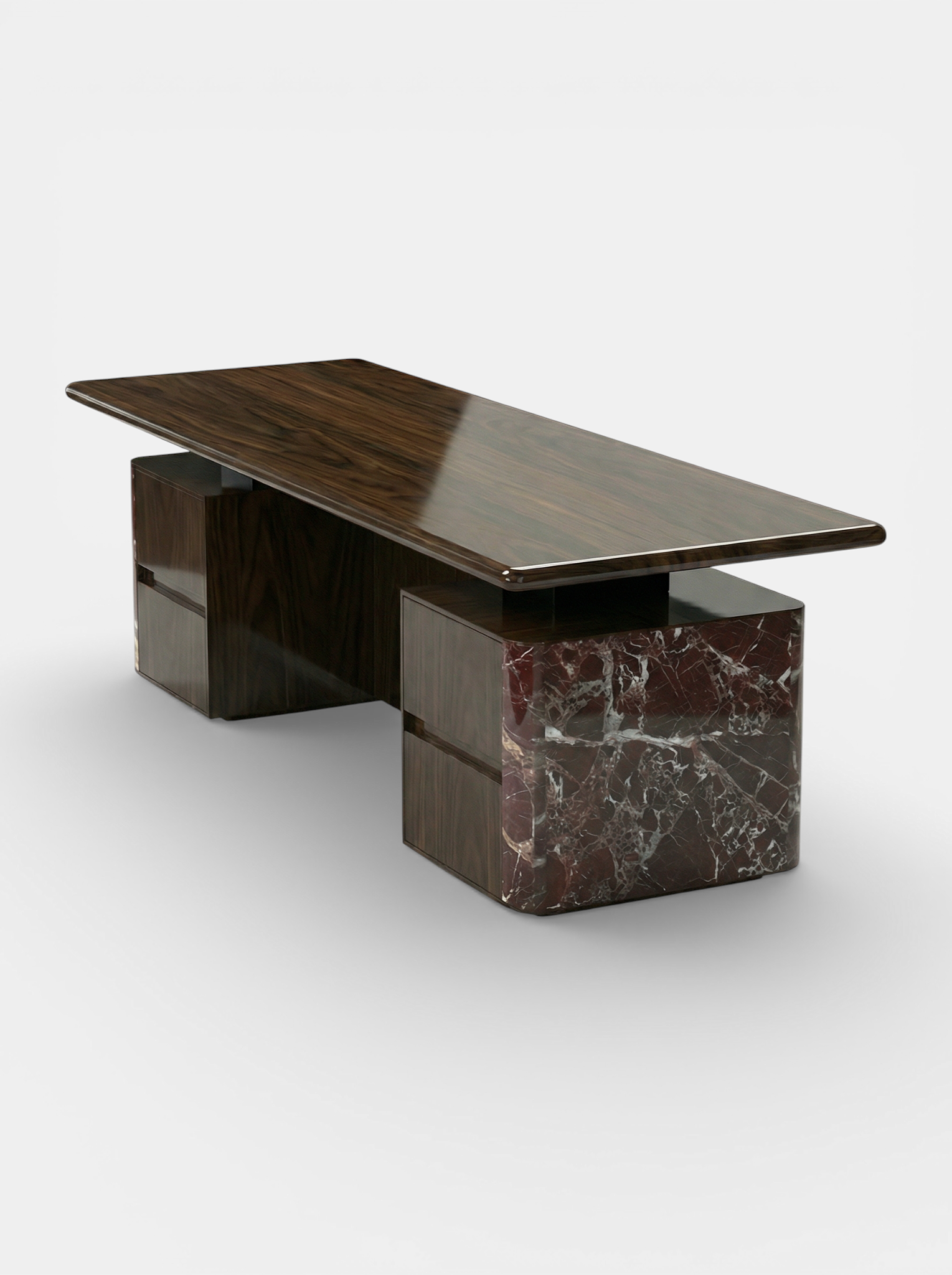 Holly Rosso Levanto And Wood Desk