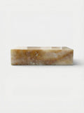 Honey onyx bubble gum coffee table - Italian luxury marble furniture with organic curved design
