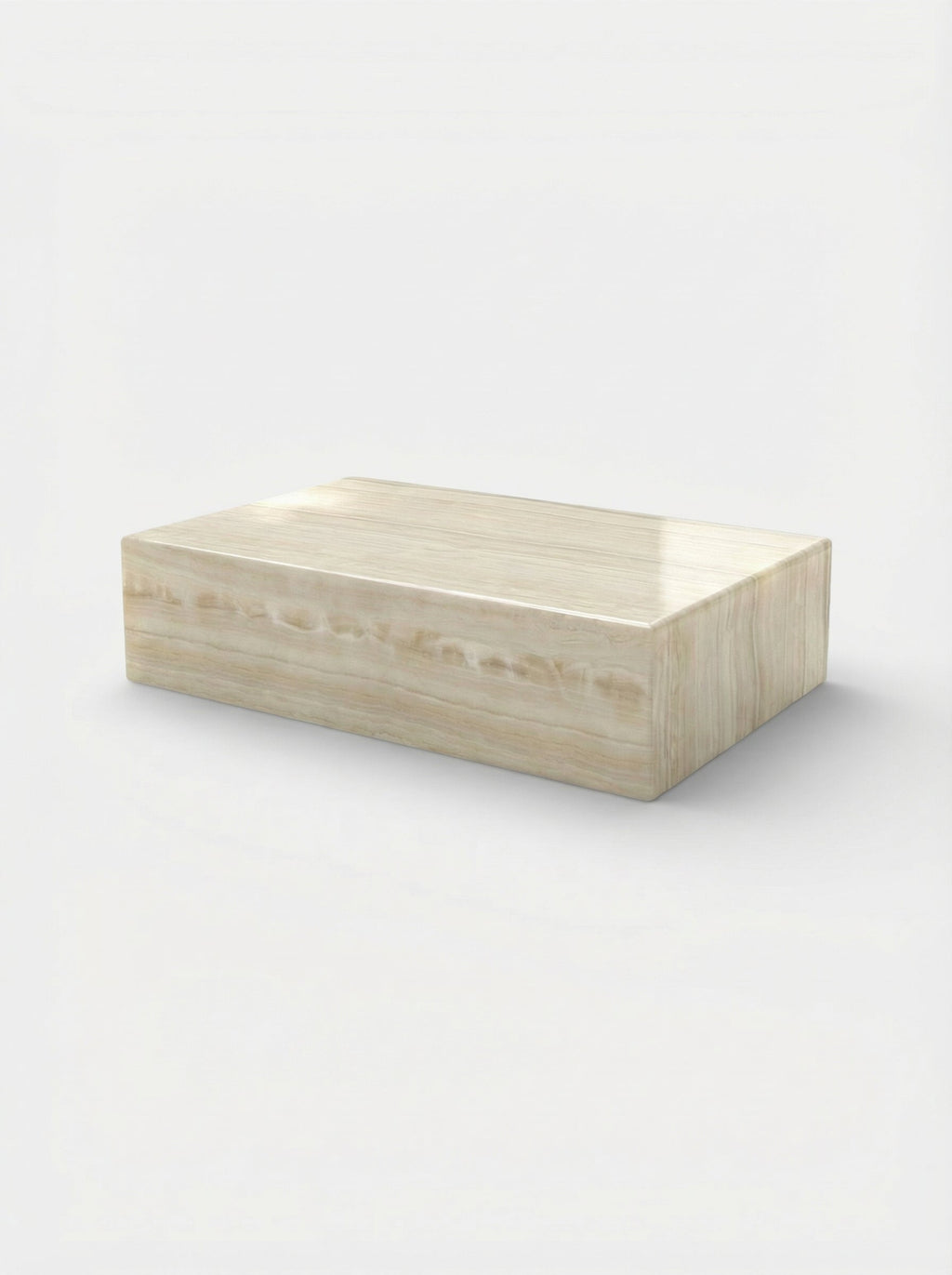 Bubble Gum coffee table ivory onyx - Italian marble furniture with artistic bubble forms - view 2