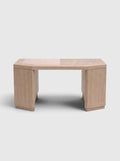 James desk in oak with ivory onyx inlay top - Marbera