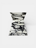 MARBERA Aria Calacatta Viola marble furniture, Italian luxury handcrafted contemporary design piece