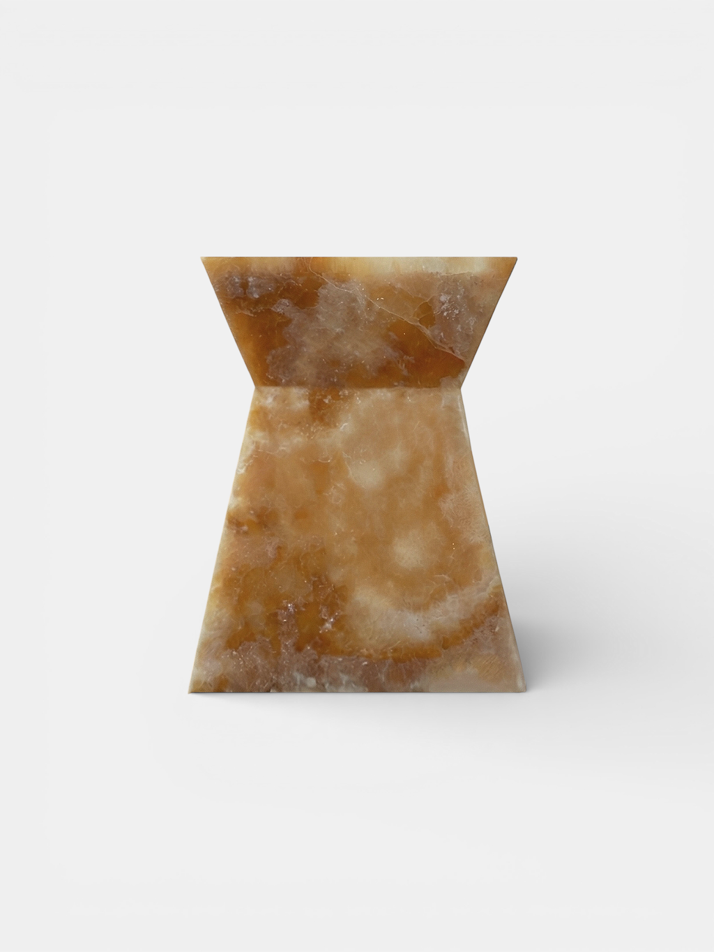 MARBERA Aria honey onyx marble furniture, Italian luxury handcrafted contemporary design piece