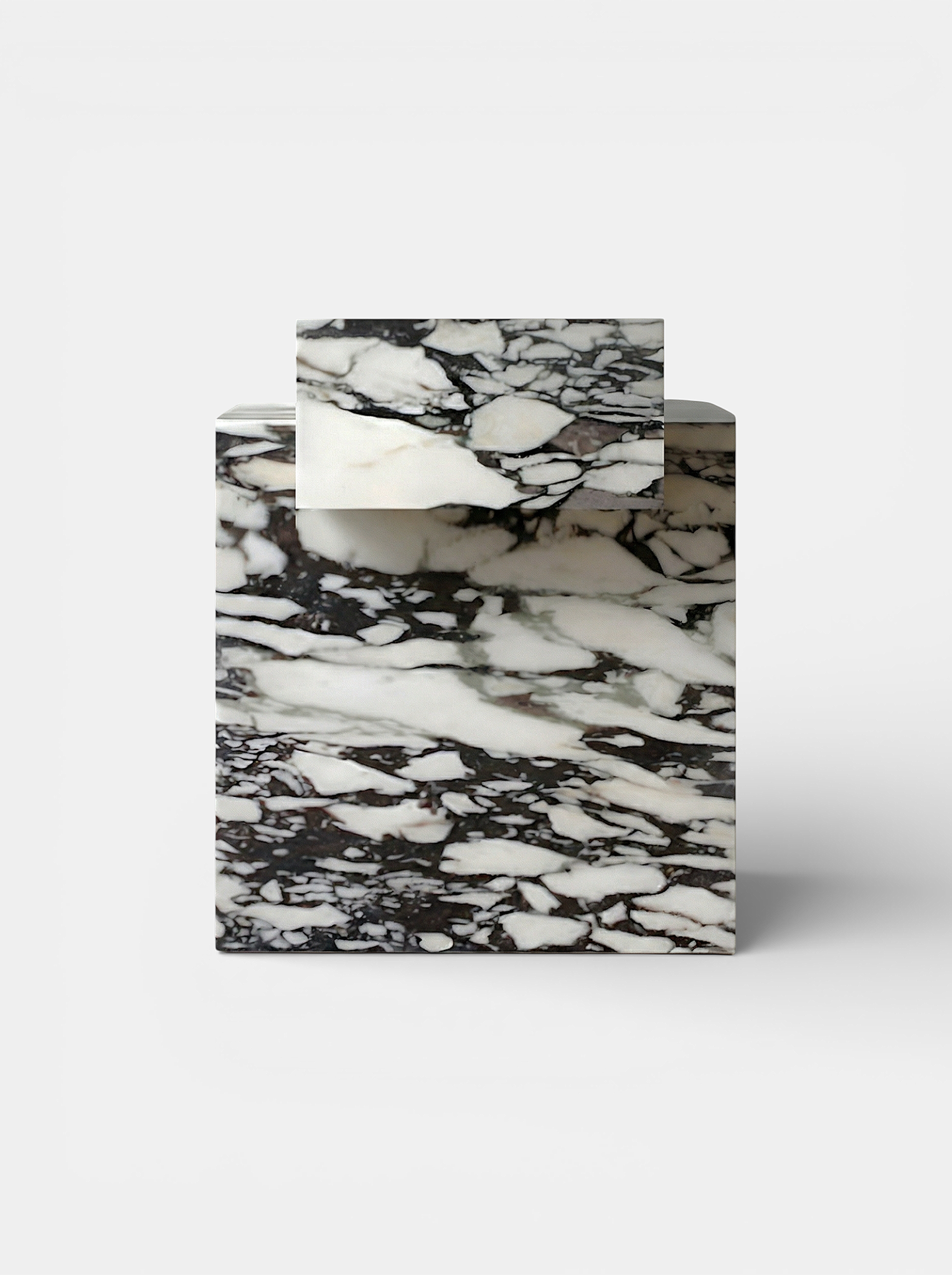 MARBERA Gaia Calacatta Viola marble table - luxury Italian furniture with purple-veined Calacatta marble