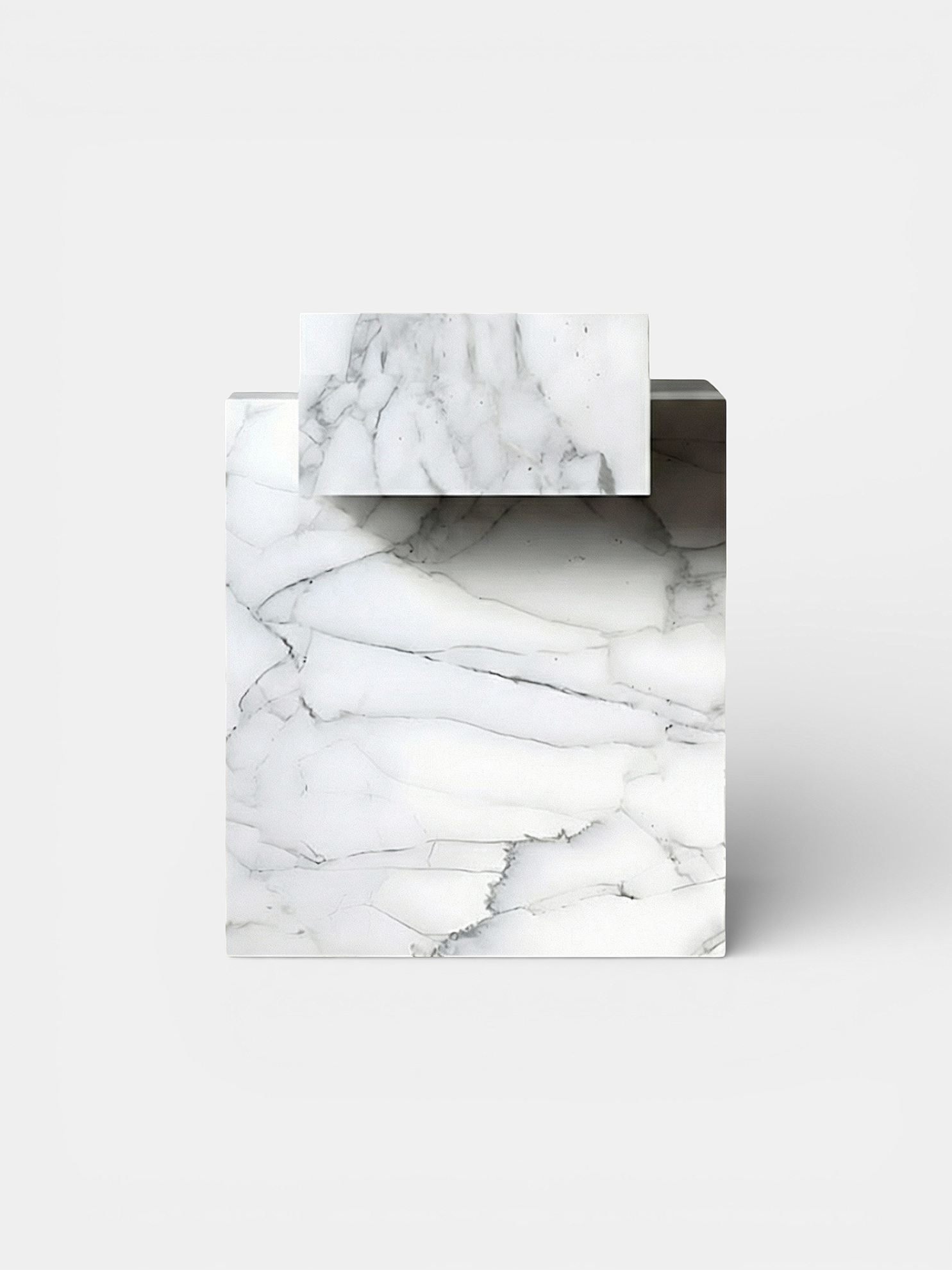 Premium Venato marble coffee table with dramatic white veining - luxury Italian handcrafted furniture