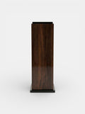 Wood And Black Lacquered Plinth