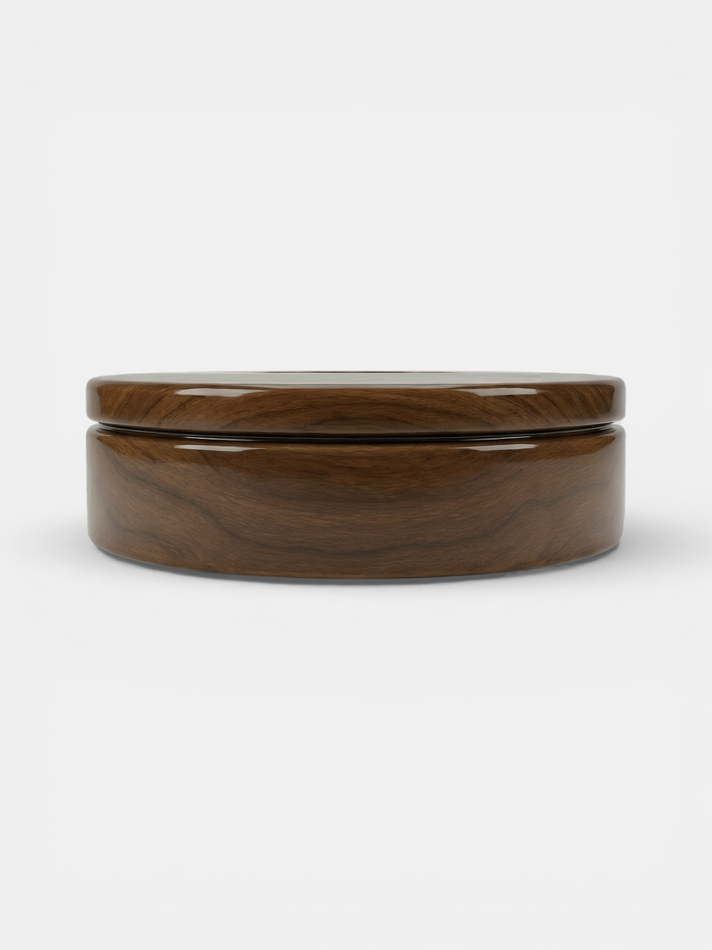 Detail view of solid wood coffee table highlighting craftsmanship and natural material beauty