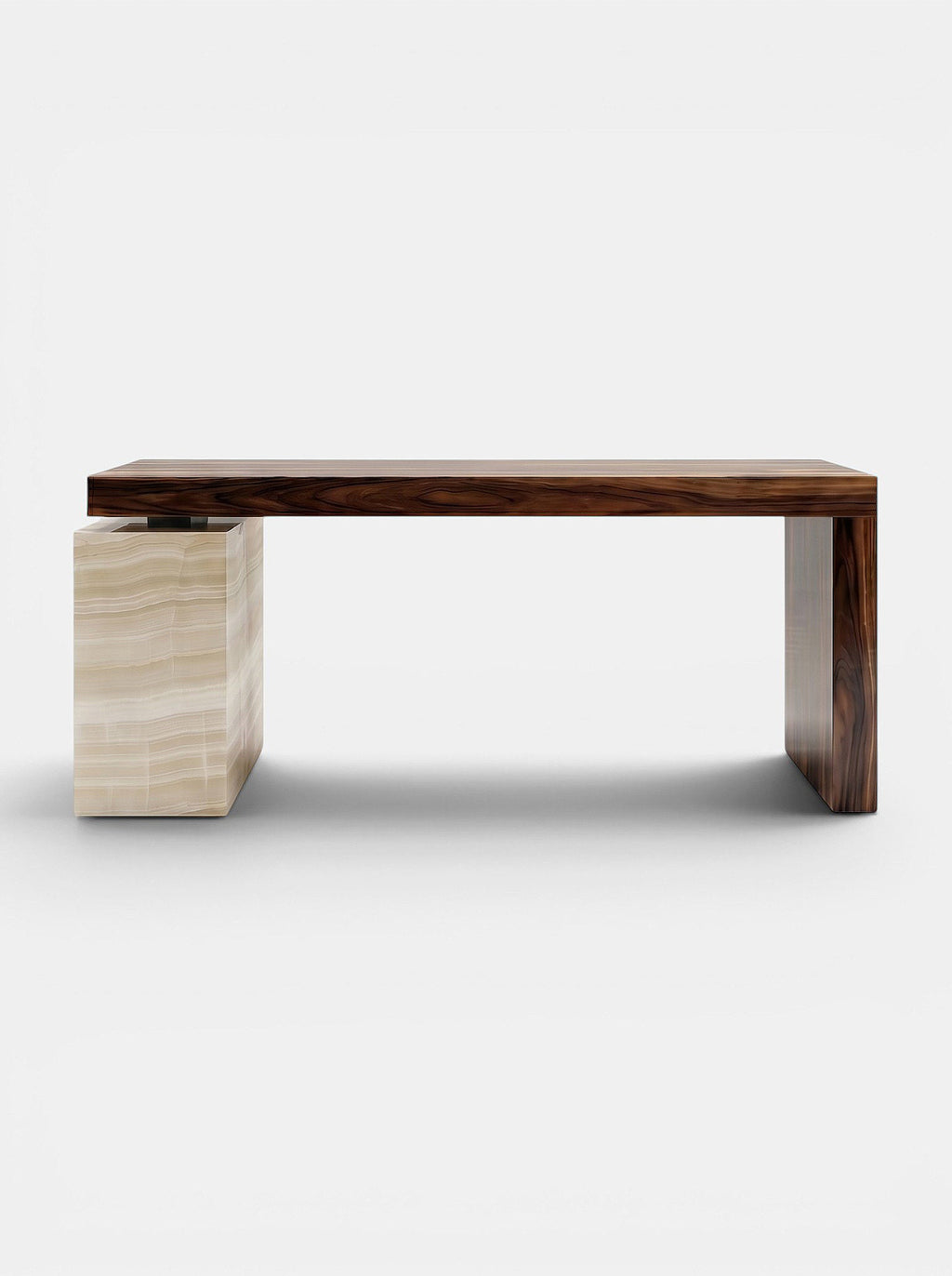 Nina Wood And Ivory Onyx Desk