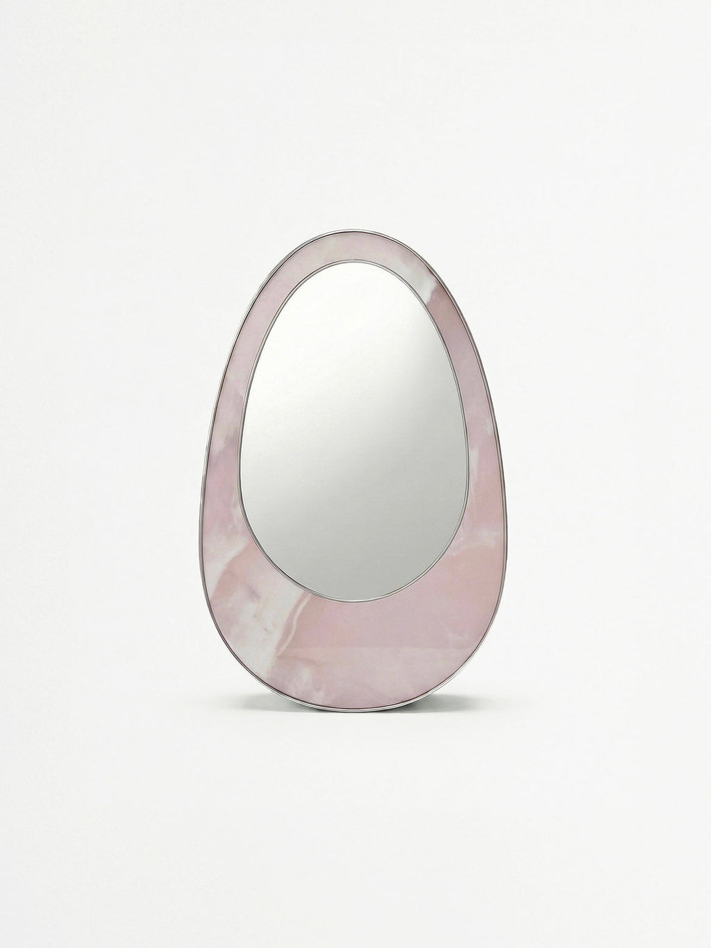 Ovio marble mirror with elegant frame design, Italian luxury furniture for sophisticated interiors
