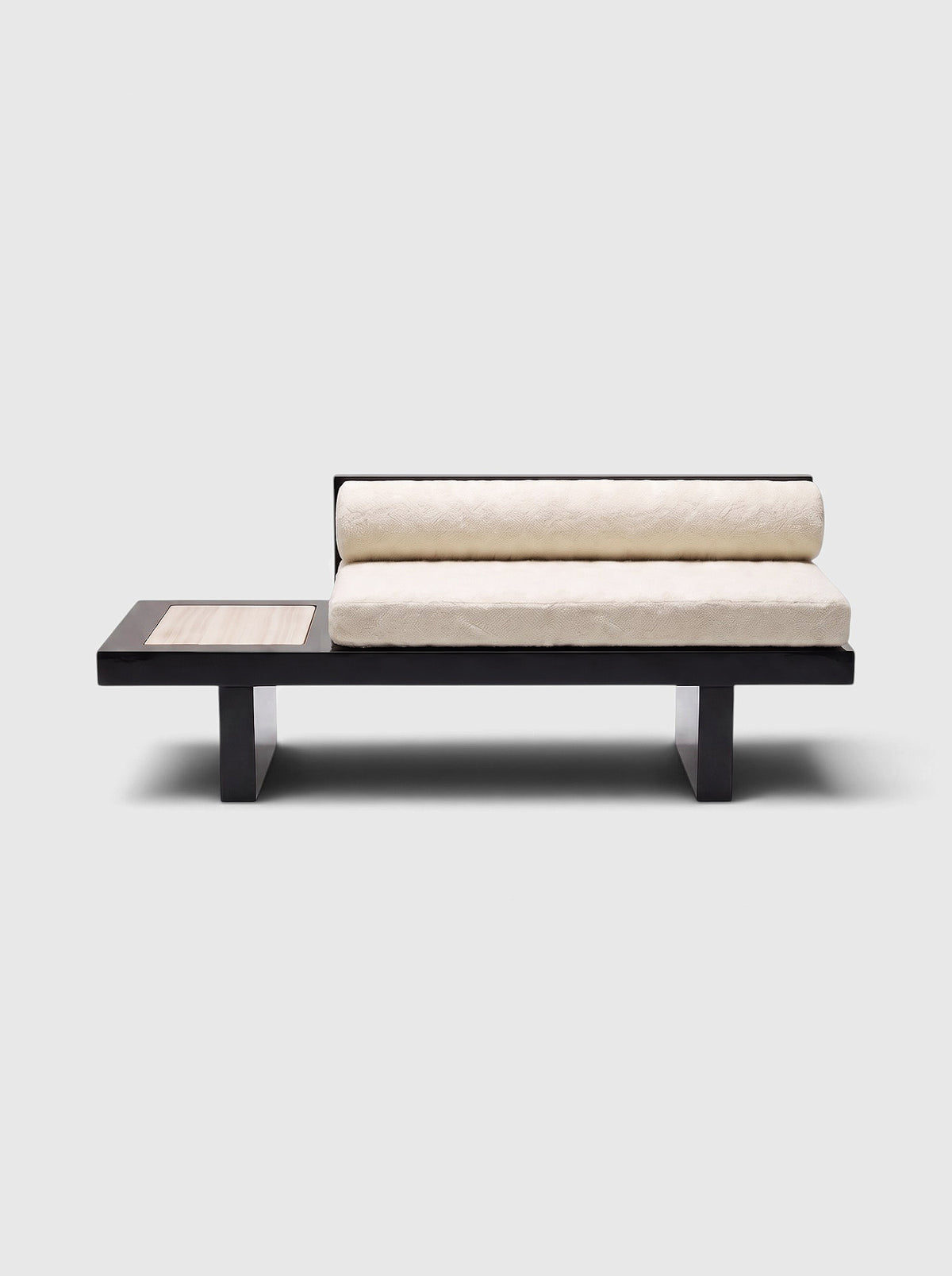 Phoebe Black And Ivory Onyx Bench