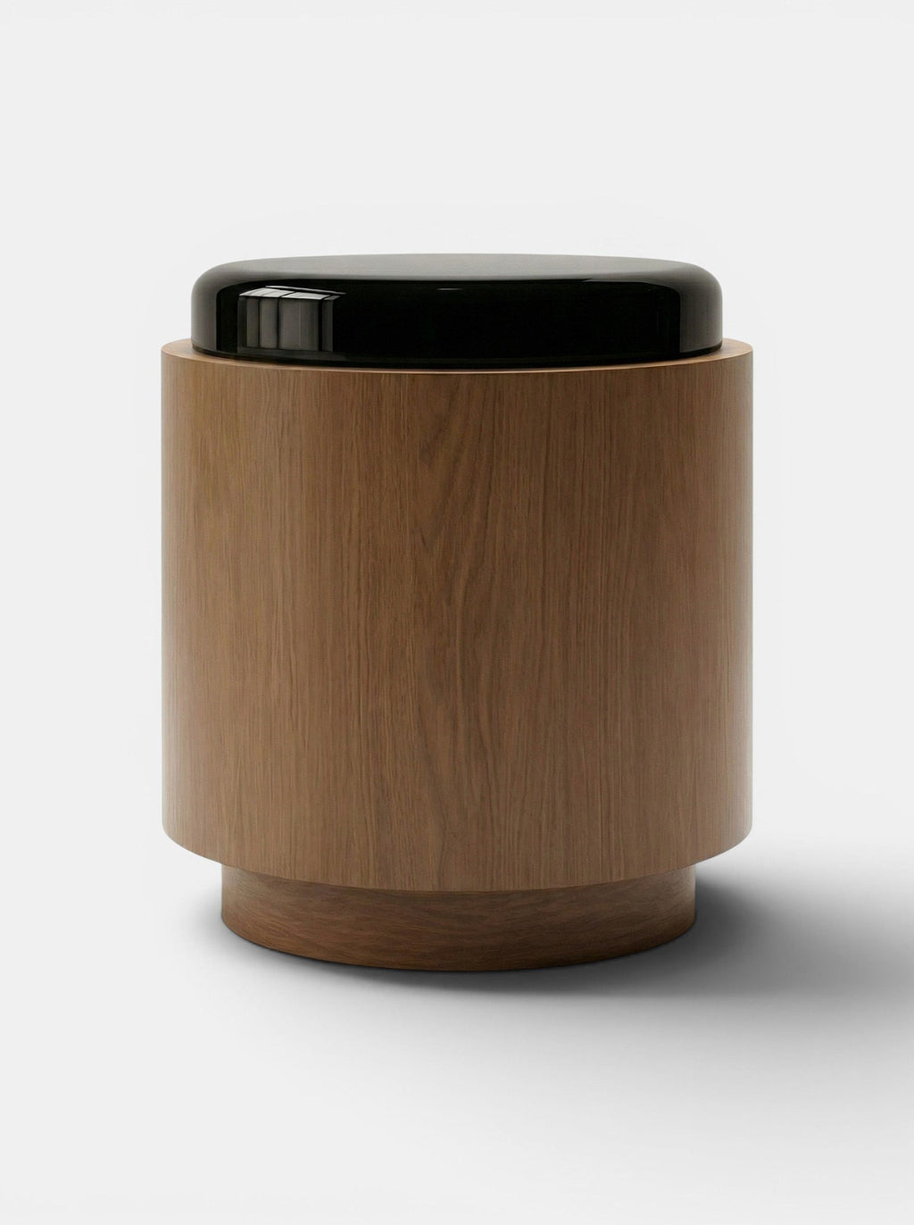 Pompon Oak Off-White And Black