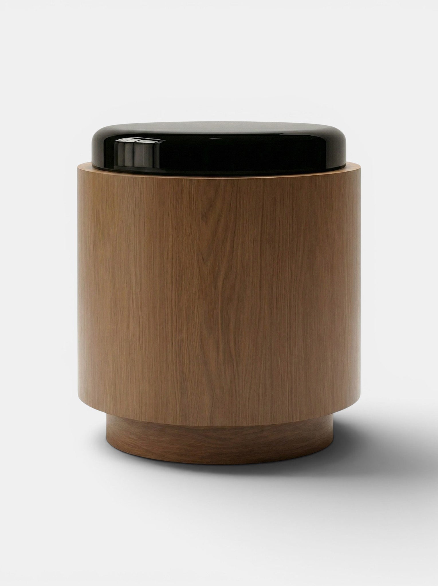 Pompon Oak Off-White And Black