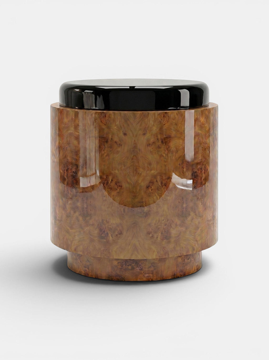 Pompon Burl Wood Honey And Black
