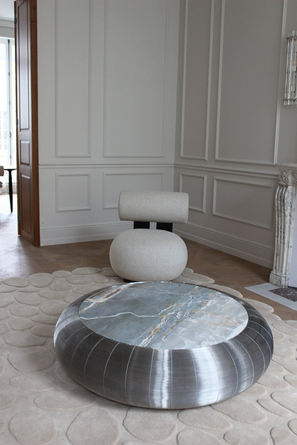 MARBERA MV011 luxury Galaxy collection furniture - Italian premium marble and material design
