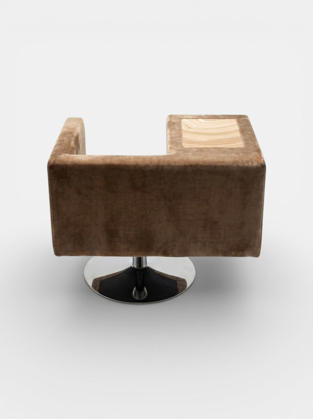MARBERA MV001 Italian luxury furniture back view - premium marble craftsmanship and elegant styling