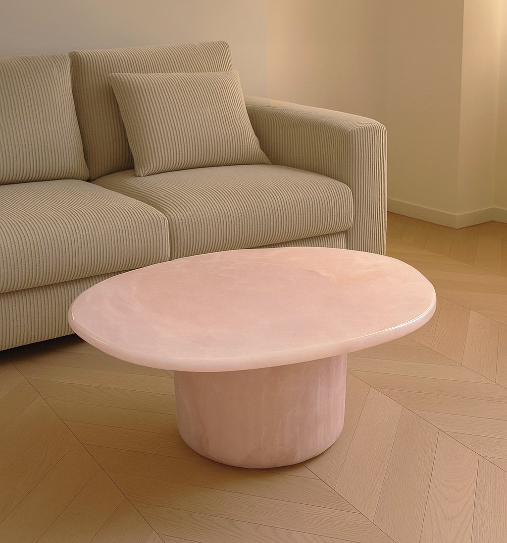 PINK ONYX JOAN TABLE - Marbera